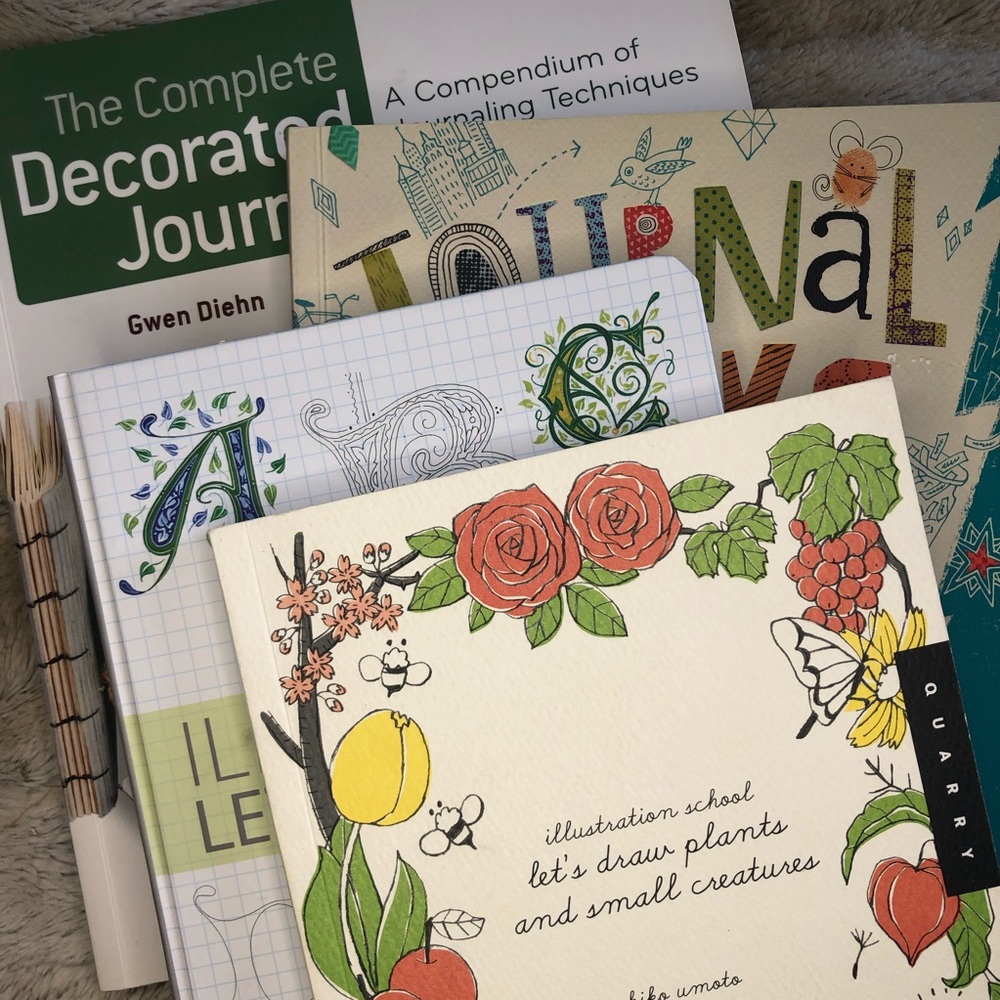 Journaling / Planner Art Instruction Books Bundle